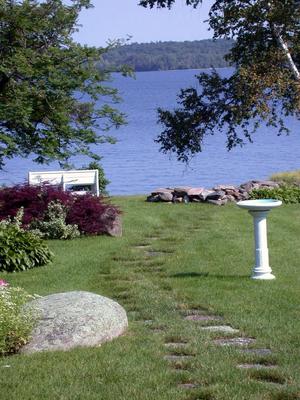 Stone Path to Lake