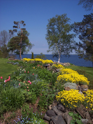 Stone Wall Lower Gardens