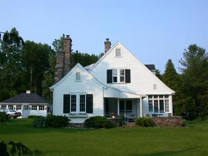 West Side of House and Garage